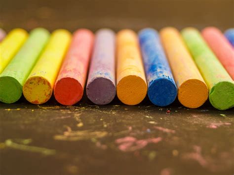 Colored Chalk Background Free Stock Photo - Public Domain Pictures