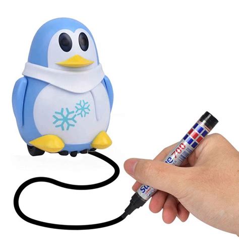 [29% OFF] Magic Inductive Follow Drawn Line Robot Penguin Toy For Kids ...