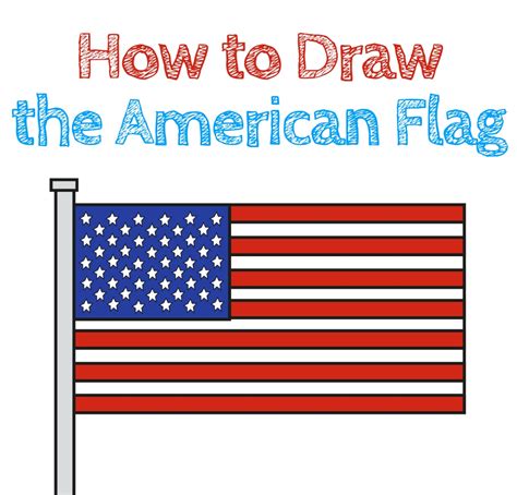How To Draw The American Flag Really Easy Drawing Tutoria Flag | The Best Porn Website