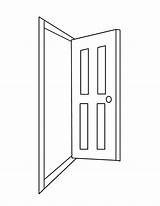 Door Coloring Page  House colouring Pages Summer sketch template