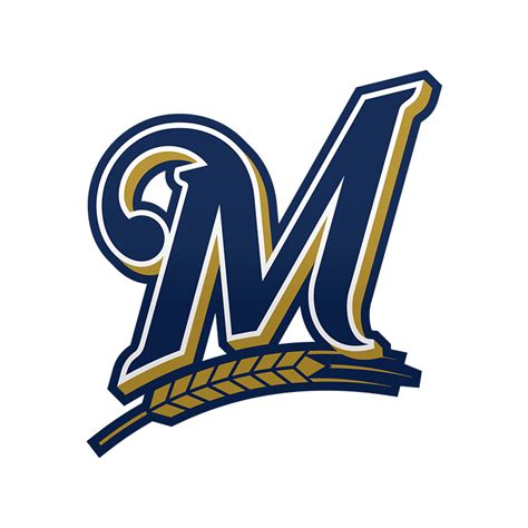 Milwaukee Brewers M Logo PNG transparents - StickPNG