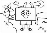 Coloring pages For Kids – Shapes  Amax sketch template