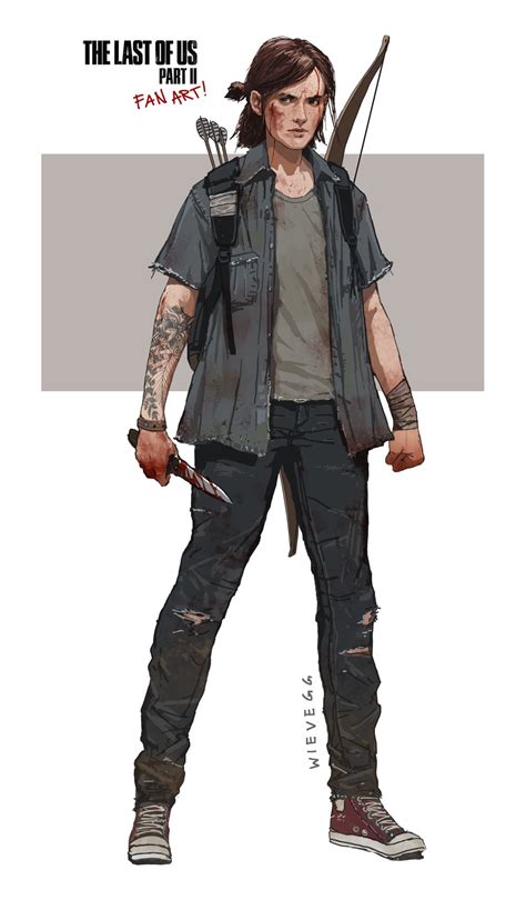 The Last of Us Part II Ellie Concept Art by Thomas Wievegg : r/thelastofus