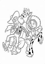 Woody Jessie And Bullseye coloring Page  ColouringPages sketch template