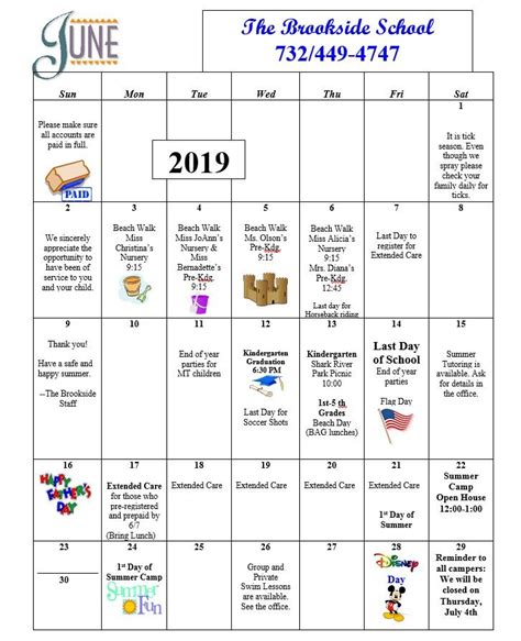 Brookside Elementary School Calendar 2024 - Schoolcalendars.net