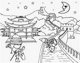 Coloriage Chine  100 pages à Colorier Imprimer Gratuits sketch template