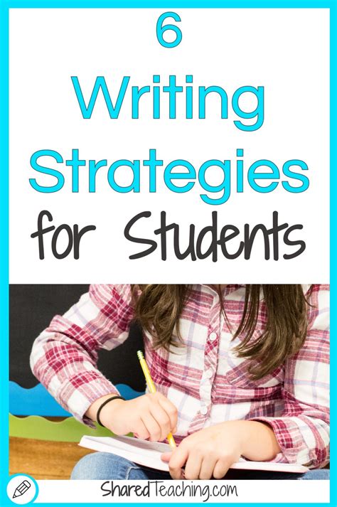 6 Writing Strategies for Students - Shared Teaching