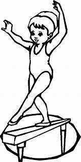 Gymnastics Coloring Pages To Print At GetDrawings  Free Download sketch template