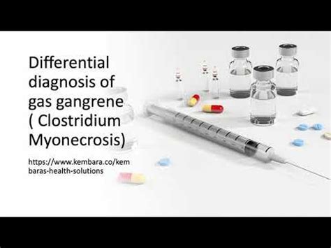 Differential diagnosis of gas gangrene Clostridium Myonecrosis - YouTube