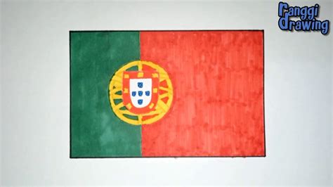 How to Draw The Flag of Portugal - YouTube