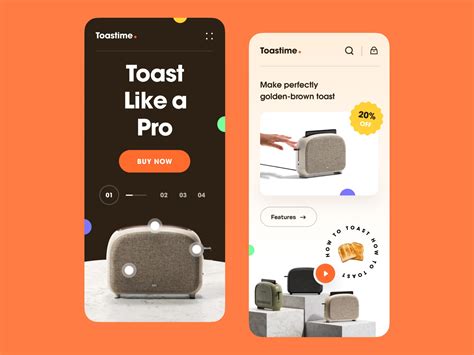 Smart Toaster - Mobile Responsive by Farzan Faruk for Rylic Studio on ...