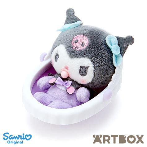 Buy Sanrio Kuromi Baby Mini Mascot Plush in Cradle at ARTBOX