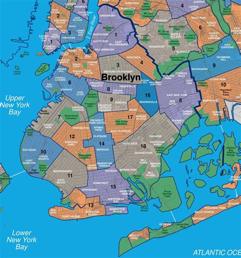 Brooklyn Neighborhoods Map