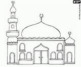 Mosque With Domes And minaret coloring page Printable Game  Coloring sketch template