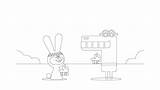 Happy And Rabbit Colouring Sheet  Hey Duggee Official Website sketch template