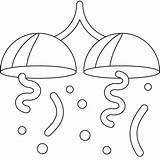 Confetti Emoji coloring Page  ColouringPages sketch template