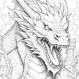 Premium Photo  Dragon breathing fire coloring Book Page sketch template