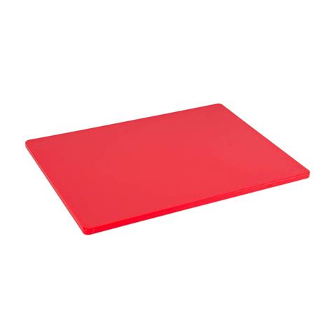 12 x 18 Basic Red Poly Cutting Board - Cutting Board Company - Commercial Quality Plastic and ...