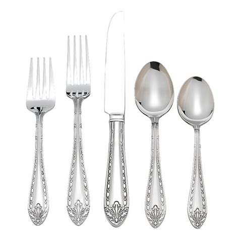 Reed & Barton Marie Antoinette 120 piece Stainless Flatware Set Reed & Barton Flatware Sets on ...