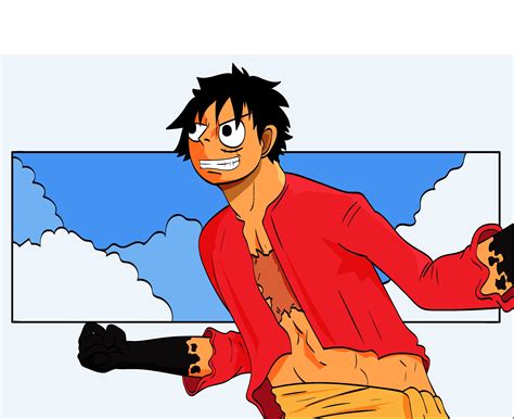 One Piece Luffy Fighting