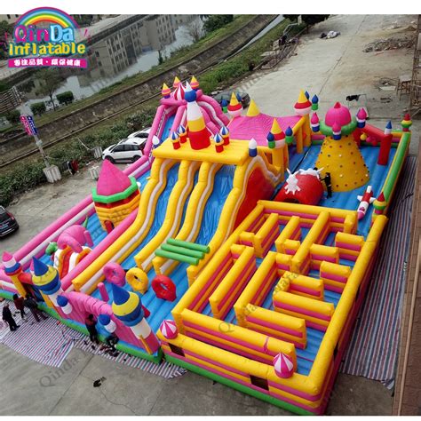 Commercial outdoor giant inflatable bouncy playground, inflatable ...