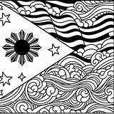 Flag Of The philippines coloring Page  Coloring Pages sketch template