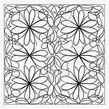Flower pattern coloring Pages  Coloring Corner sketch template