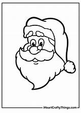 Coloring Pages Of Santa sketch template