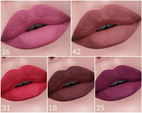 Inglot HD Lip Tint Matte Liquid Lipsticks Review - The Beautynerd