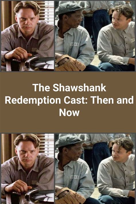 The Shawshank Redemption Cast: Then and Now | The shawshank redemption, It cast, How to memorize ...