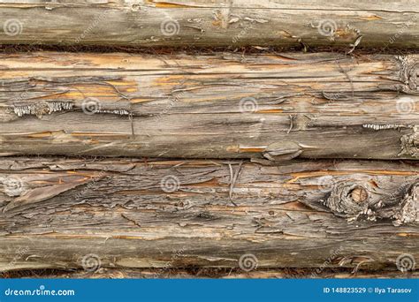 Pine Logs. Log Wall Texture of Natural Pine Logs Stock Image - Image of ...