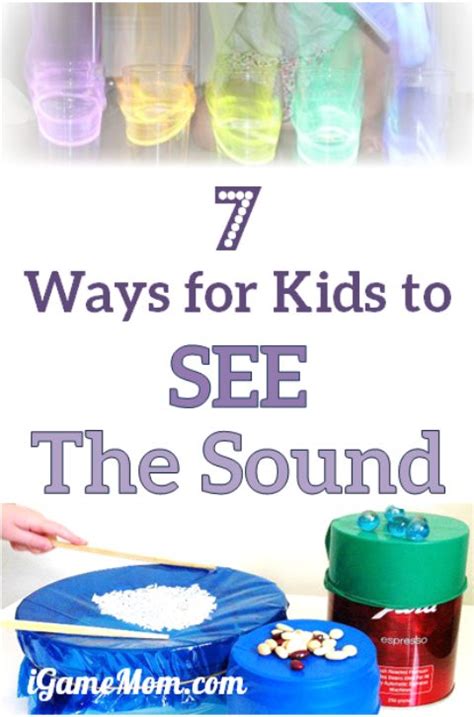 Science Experiments for Kids to SEE the Sound