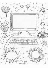Computer Science Coding Technology Coloring Pages For Girls  TPT sketch template