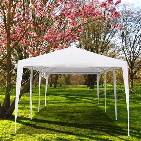 Party Tent 10 x 30 Outdoor Tent, SEGMART 10'x 30' Outdoor Canopy Gazebo Tent, Third Generation ...