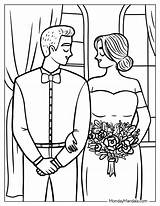 Wedding Theme Coloring Pages sketch template