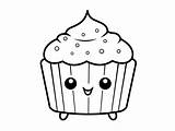 Scrumptious Muffin Picture To Color  Coloring Page sketch template