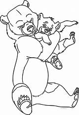 Disney Brother Bear Very Love Coloring Pages  Wecoloringpagecom sketch template
