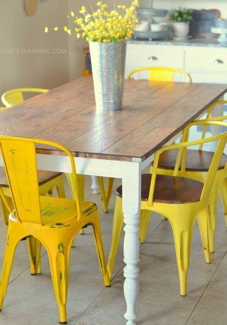 DIY Revamped Rustic Kitchen Table - 700 N COTTAGE | Küchen rustikal, Rustikale küchentische ...