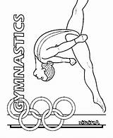 Printable Gymnastics Coloring Pages sketch template