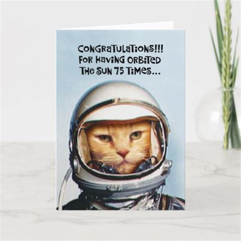 Funny 75th Birthday Card | Zazzle.com