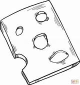 Slice Of Cheese coloring page  Free Printable Coloring Pages sketch template