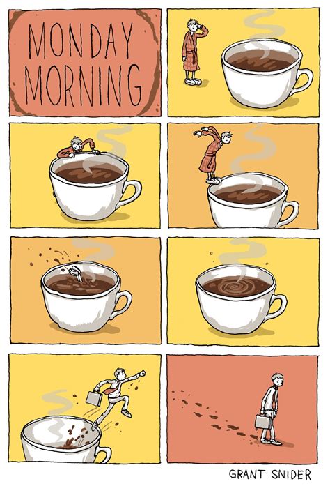 Coffee is essential for every Monday morning [Comic] | dotTech