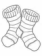 Socks coloring pages sketch template