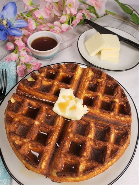 Low Carb Belgian Waffles Keto w/Coconut Flour - This Old Gal