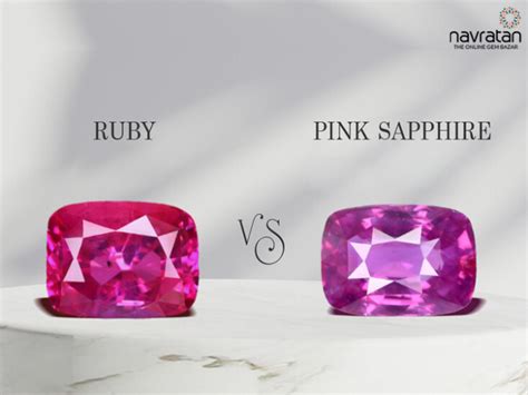 Ruby vs Pink Sapphire: The Major Differences