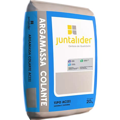 Argamassa Colante ACIII | Uso Interno/Externo | 20kg – Juntalider