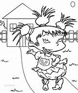 Chuckie Finster From Rugrats Coloring Page  Free Printable sketch template