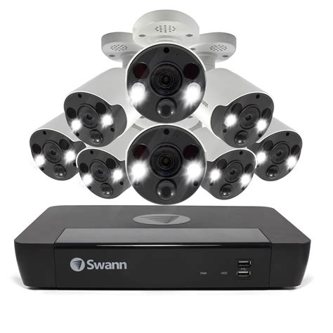 Swann 8 Camera 8 Channel 4K NVR Security System With 2TB HDD And 8 x 4K ...