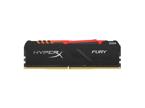 HyperX FURY RGB - DDR4 - kit - 16 GB: 2 x 8 GB - DIMM 288-pin - 3200 MHz / PC4-25600 - CL16 - 1. ...