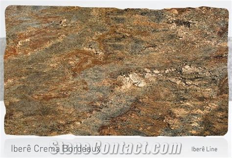 Crema Bordeaux Granite Slabs & Tiles from Brazil - StoneContact.com